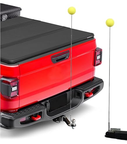 2pcs Tall Adjustable Magnetic Trailer Alignment Kit - RV Boat Trailer Guide Poles With Golf Ball Markers