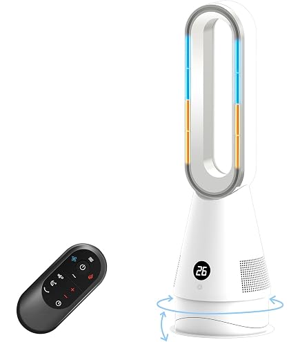 Amazon | LAOGOT 扇風機 DCモーター はねなし扇風機 スリム扇風機
