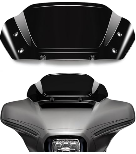 Amazon | VEISUTOR 10インチ フロントガラスキット ハーレーストリート