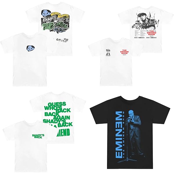 EMINEM エミネム　THE SLIM SHADY SHOW Tシャツ 古着 00s EMINEM 「THE SLIM SHADY SHOW」 アニメ ヒップホップ