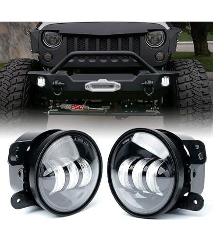 Amazon | Ranzek LEDヘッドライト 4インチ hi/loビーム 60W LED