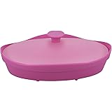 シービージャパン シリコンスチーマー ピンク オーバル型 電子レンジ調理 fleur