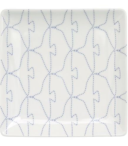 Amazon | 角田淳 すみ切り長方皿 小 2点 角皿 | ノーブランド品