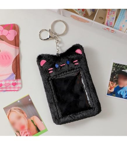 黒猫　トレカ ENHYPENモチーフ 黒猫 猫 トレカケース モールトレカケース