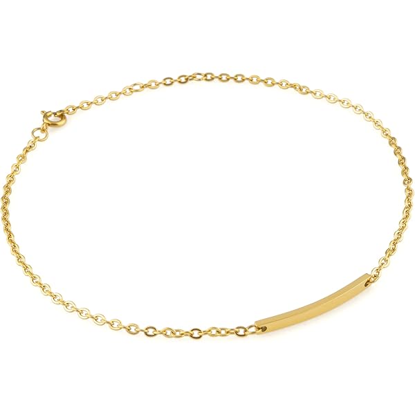 Amazon | 14K ゴールド アンクレット 女性用 14K 10インチ