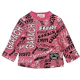 GARACH(ギャラッチ) 天竺GARACH英字ロゴ総柄長袖Tシャツ 130cm /ラズベリー NO.AH-511412
