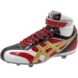 Amazon ライナースポーツオリジナル アシックス 野球 ハイカットスパイク 樹脂クリーツ ゴールドステージ スタッド ポイント ワイド幅 ライナースポーツオリジナル 野球 ソフトボール
