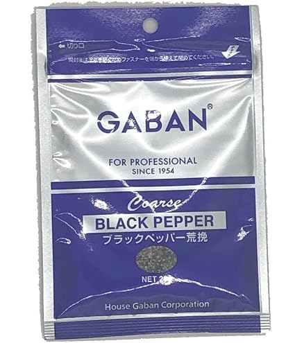 Amazon.co.jp: GABAN(ギャバン) GABAN ブラックペッパー 荒挽 100g×2本
