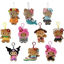 Amazon.co.jp: ハローキティ しっぽ付きマスコットキーホルダー 日焼け