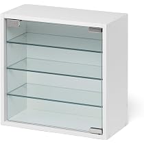 Amazon｜サンワダイレクト キューブボックス スリムタイプ 2段 ガラス