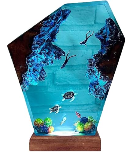 Amazon.co.jp : ZZPXMY 海をテーマにしたジオラマ、レジン海