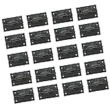 Dovewill 20枚　アンティーク　亜鉛合金　ドア　キャビネット　蝶番　金具　全2サイズ - L