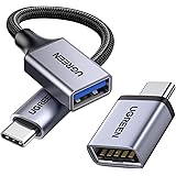 UGREEN USB C 変換アダプタ USB3.2 Gen1 タイプC OTG 変換ケーブル 急速充電＆高速転送同期 iPhone 15 Pro Max MacBook Pro Air iPad Pro Surface Xperia その他 USB