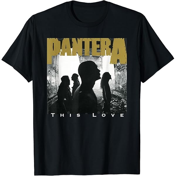 Amazon | Pantera 公式ビンテージグループスケッチ Tシャツ | T
