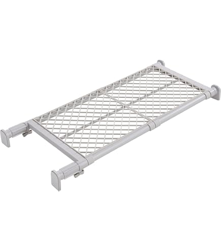 Amazon｜HEIAN SHINDO 突っ張り棚 強力タイプ メッシュ ホワイト 耐