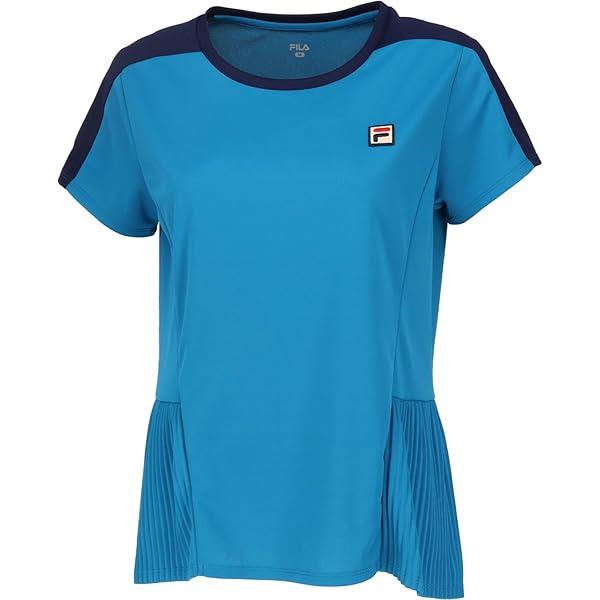 Amazon.co.jp: Fila Tennis VL2698 Women's Short Sleeve Game Shirt