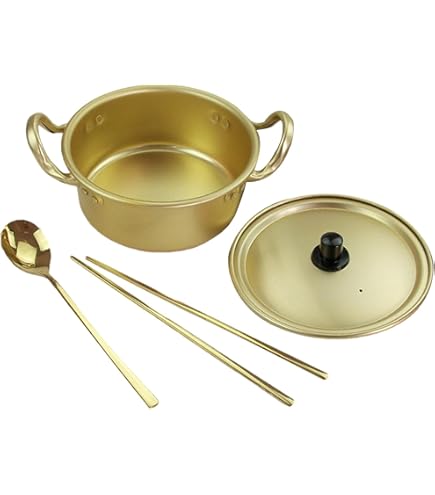 Korean Noodle Pot Hot Shin Ramyun Aluminum Pot With Lid And Handle | Philippines