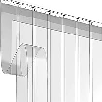 Amazon｜ZEOPLE 透明仕切りカーテン 保温カーテン PVC
