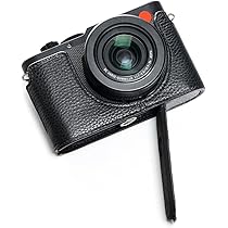 Amazon.co.jp: Leica D-LUX8用ハンドメイド本革ハーフカメラケース 