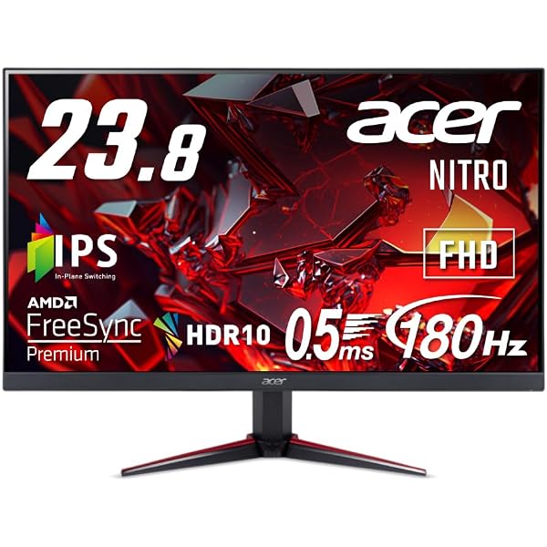 Amazon.co.jp: Acer ゲーミングモニター Nitro 24.5インチ IPS 非光沢 