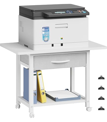 Home Printer Stand With Charging Station, 24x18 Lebanon - View #5