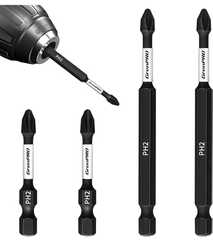 PH2 Schraubendreher-Bits, 10 Stück, 50 Mm, S2-Stahl, Vernickelt, Für Hand- Und Elektrowerkzeuge