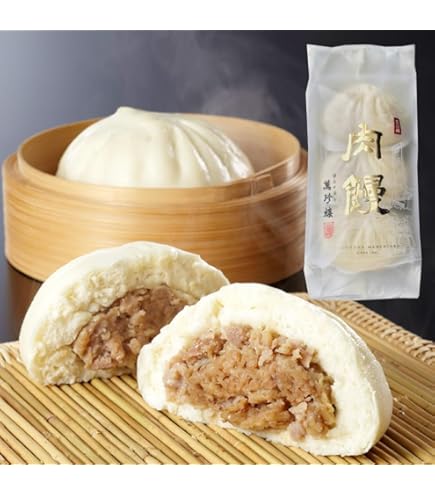 Amazon.co.jp: 江戸清 超ジャンボブタまん（白）横浜中華街 冷凍
