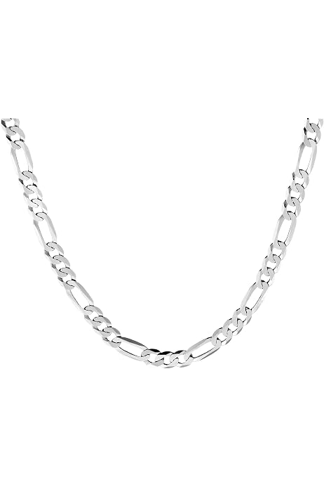 5mm Figaro Chain Italian Necklace 