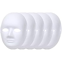 Amazon.co.jp: StyleCoS お面 ホワイトマスク アイマスク 仮面