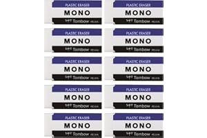 トンボ鉛筆 MONO 消しゴム モノPE01 JCA-561 5個入 (× 2)