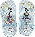 [ハワイアナス] ビーチサンダル キッズ havaianas  ディズニー ベビー・ミッキー ミニー  BABY MICKEY MINNIE 全2色 ブラジル製 国内正規品 (23/24（15.0cm