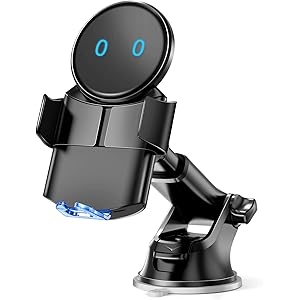 【最大15W】 車載Qi ワイヤレス充電車載ホルダー 15W/10W/7.5W/5W 粘着式&吹き出し口2種類取り付 i…