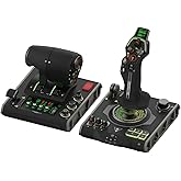Turtle Beach Hotas VelocityOne Flightdeck Windows PC (Steam) Compatible, Flight Sim, Combat Shim Stick, Throttle, Touch Displ