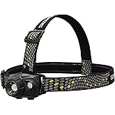 GENTOS(ジェントス) LED ヘッドライト USB充電式(専用充電池/単4電池) 270~700ルーメン 釣り ダブルスター WS-200H/WS-243HD/WS-300H/WS-343HD/WS-443HD 暖色サブLED