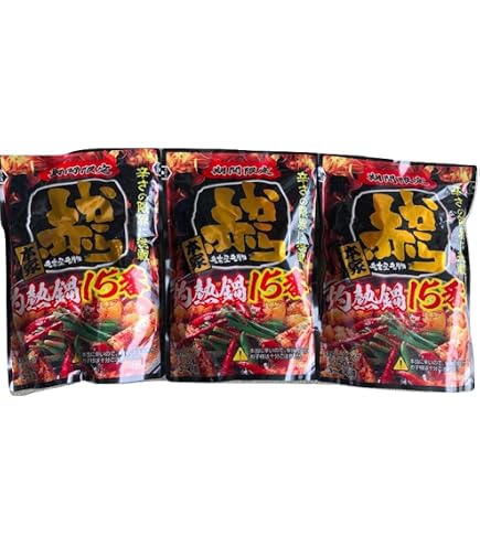 Amazon.co.jp: イチビキ 赤から鍋スープ 15番 720g×3袋 赤から 鍋