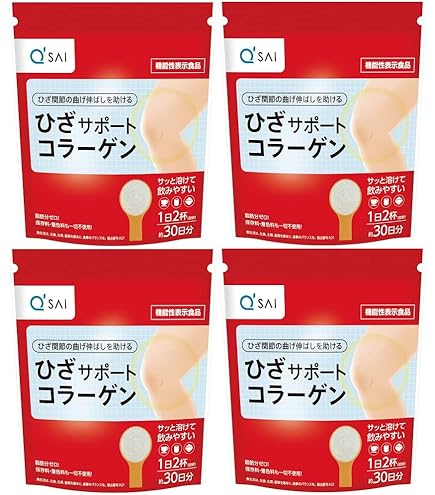 SG00001 キューサイ ひざサポートコラーゲン 30袋入り 4点まとめ売り [1000027783404] キューサイ ひざサポートコラーゲン30袋入（5g×30袋）3箱まとめ買い