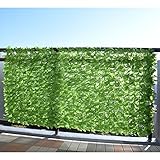 山善 グリーンフェンス リーフラティス(約100×200cm) ダブルリーフタイプ LLHW-12C(LG)