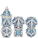 ダイス サイコロ多面体ダイス7個 亜鉛合金メタルDungeons and Dragons DND TRPG MTGダイステーブルゲーム用 D20 D12 D10 D8 D6 D6