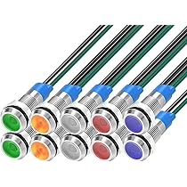 Amazon.co.jp: インジケーターランプ LED 高輝度 IP66防水 パイロット