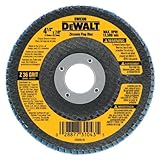DEWALT DW8312 4-1/2-Inch by 5/8-Inch-11 60 Grit Zirconia Angle Grinder Flap Disc [並行輸入品]