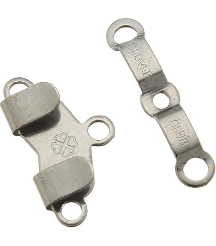 Amazon.co.jp: Clover ダブル前かん 2組入り シルバー 26-525 : ホビー