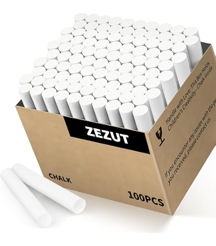 Dixon Carpenter's Chalk - 2.5" Hemispherical White Chalk, 72-Pack - View #2