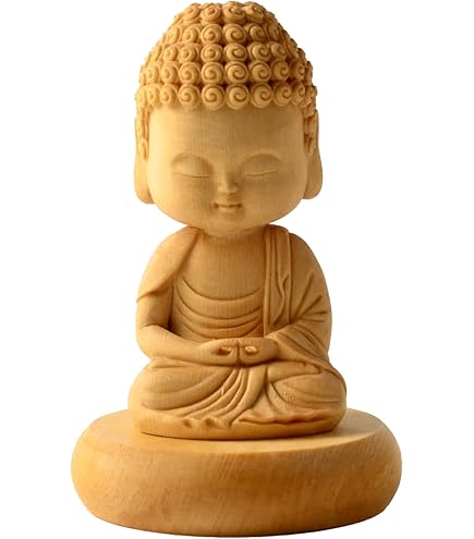 Amazon.co.jp: 仏縁堂ブランド：仏像【天然木桧無垢・一本彫り