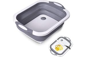 洗い桶 折りたたみ まな板 水切りかご 排水機能付き バケツ 取っ手付き 大容量 多機能 安全無臭 収納便利 キッチン アウトドア 多用途