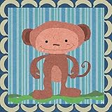 Green Leaf Art Bananas for Monkey Canvas Art [並行輸入品]