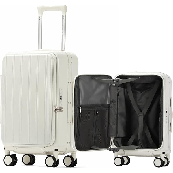 Amazon | [SKYFLY] スーツケース フロントオープン 多機能 キャリー