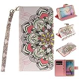 Samsung Galaxy S6 Edge 手帳型 ケース Zeebox 高品質 保護カバー 財布型ケース カード収納ホルダー スタンド機能 マグネット式 ストラップ付き Samsung Galax