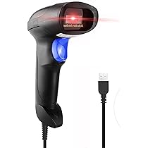 Amazon.co.jp: NetumScanハンドヘルドUSBQRバーコードスキャナー、店舗