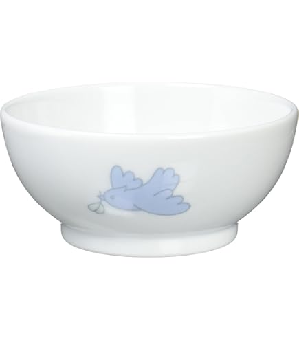 Amazon.co.jp: 白山陶器 ナッツボール 白 (約)14×10.5×5.5cm とり