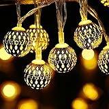 イルミネーション Otrue クリスマスライト クリスマス 電飾 ソーラー充電式 20球 防水 クリスマス/ガーデン/パーティー装飾ライト シャンパンゴールド